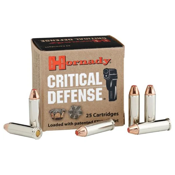 HORNADY Critical Defense Handgun Ammo .32 H&r Mag 80 Gr Ftx 1150 Fps 25/ct