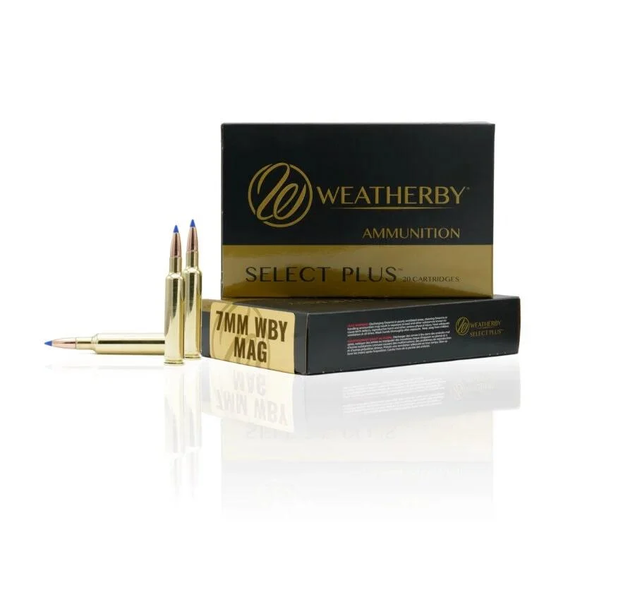 WEATHERBY Select Plus Rifle Ammunition 7mm Wby Mag 150 Gr Scirocco 3225 Fps 20/ct