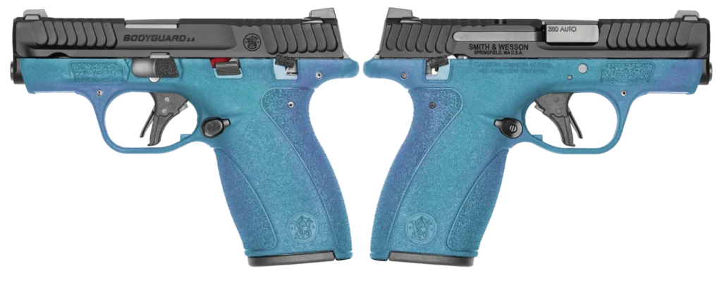 SMITH & WESSON BODYGUARD 2.0 MS 380ACP 2.75" TYPHOON SHIMMER ORION EXCLUSIVE 1-10RD 1-12RD